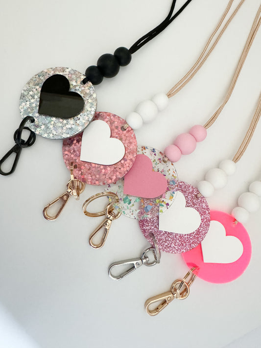 heart lanyard
