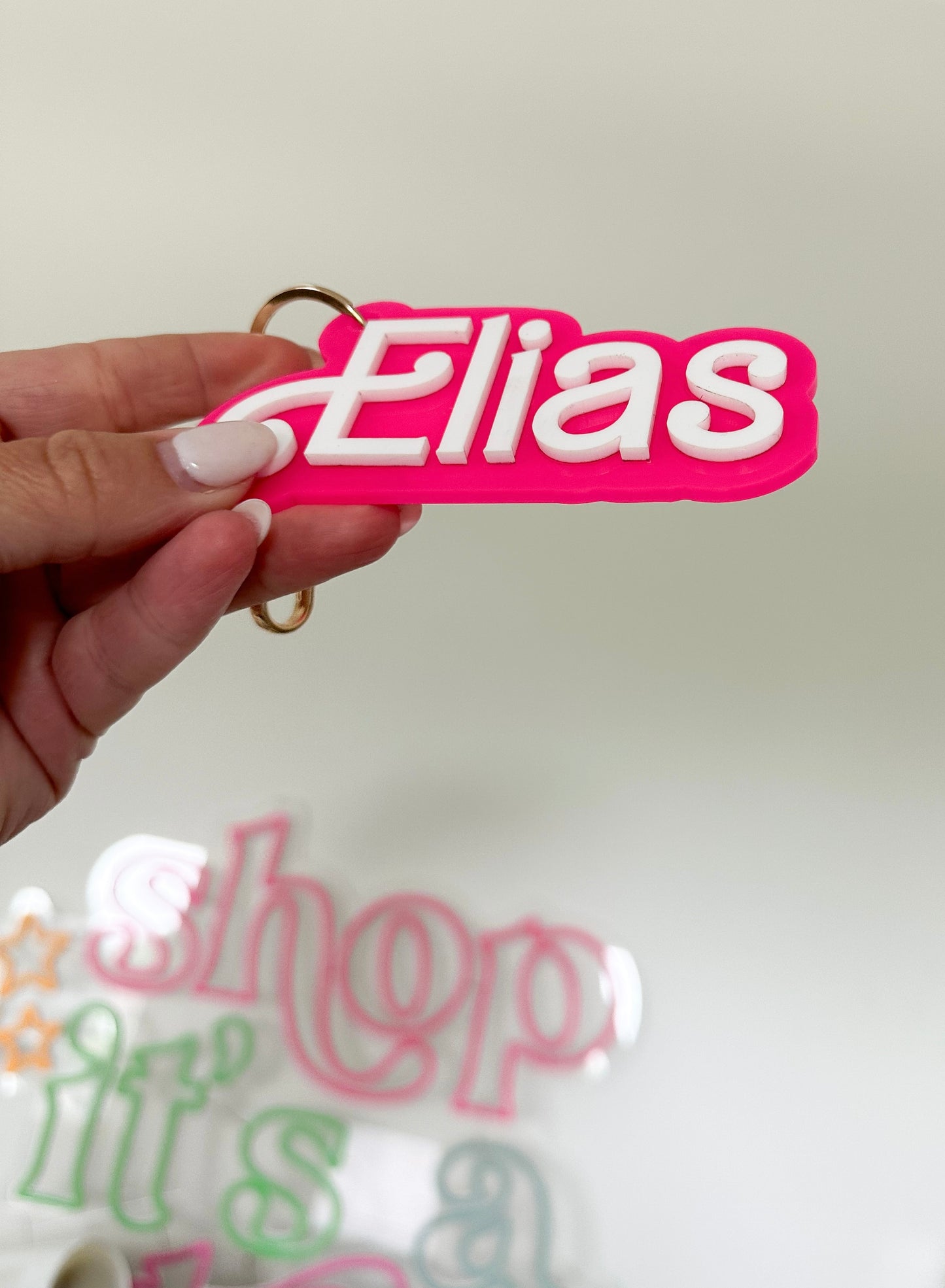 Barbie bag tag