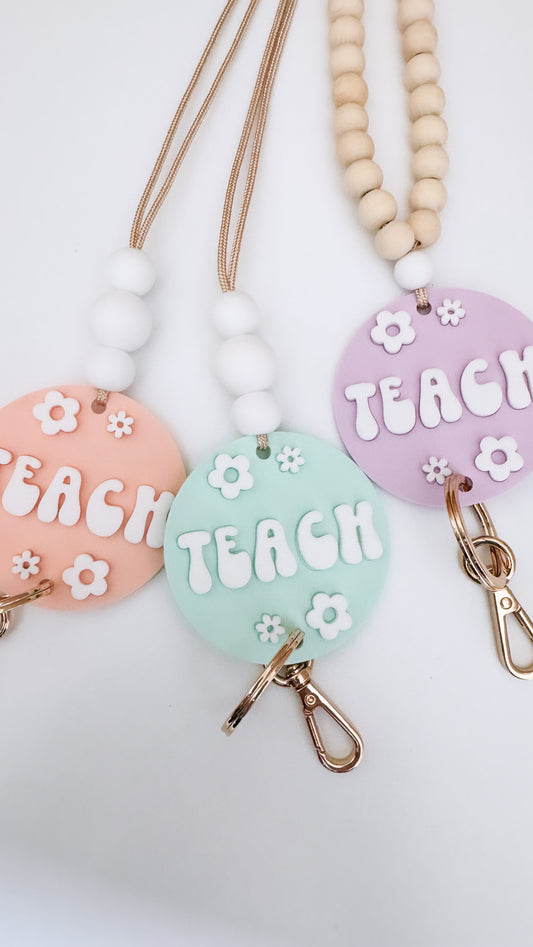 groovy teach lanyard