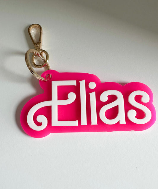 Barbie bag tag