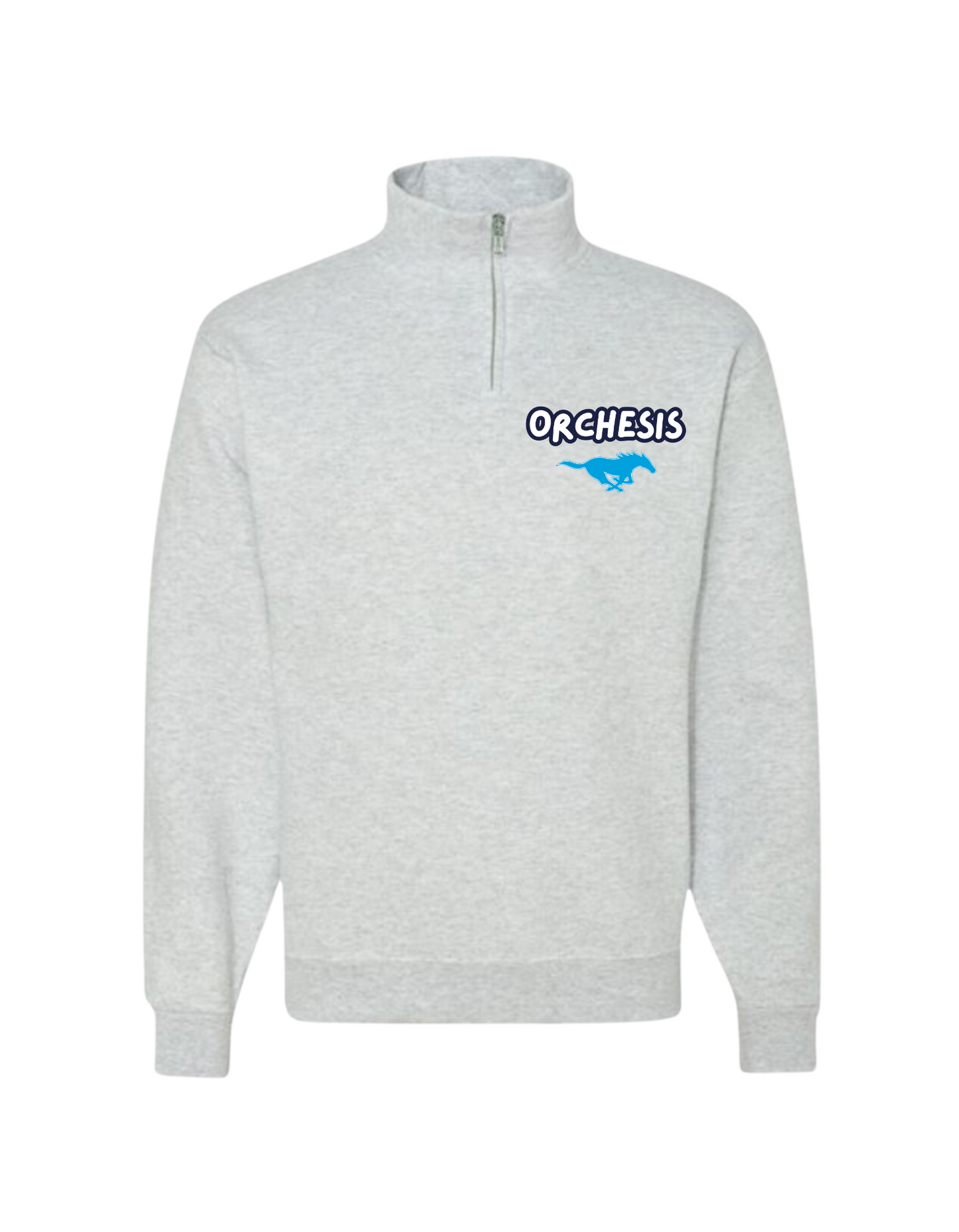 Orchesis 1/4 Zip Sweatshirt (light grey)