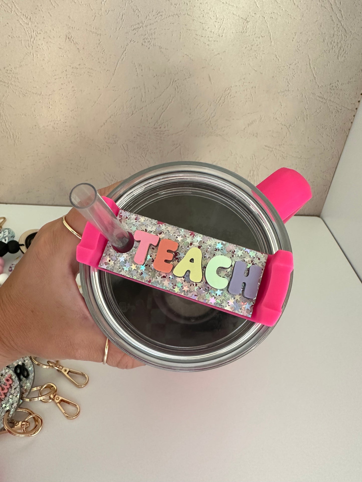 favorite cup charm / TEACH in pastel