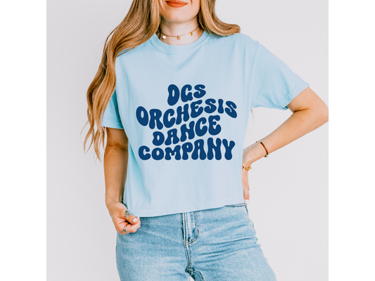 Orchesis Cropped Tee Women's Fit (light blue)