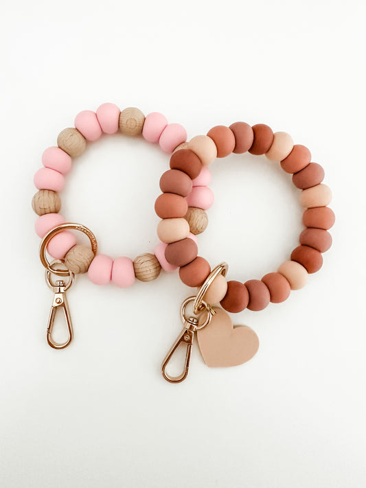 valentine's day inspired / bracelet keychains