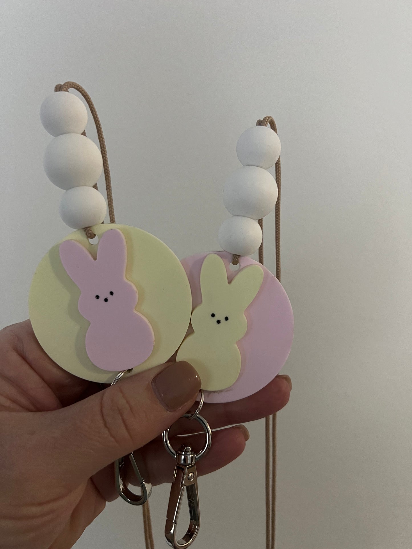 peep acrylic teacher lanyard (ship date this Friday)