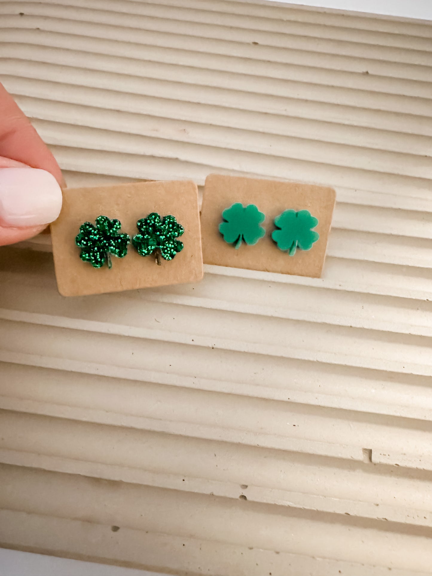 shamrock earrings