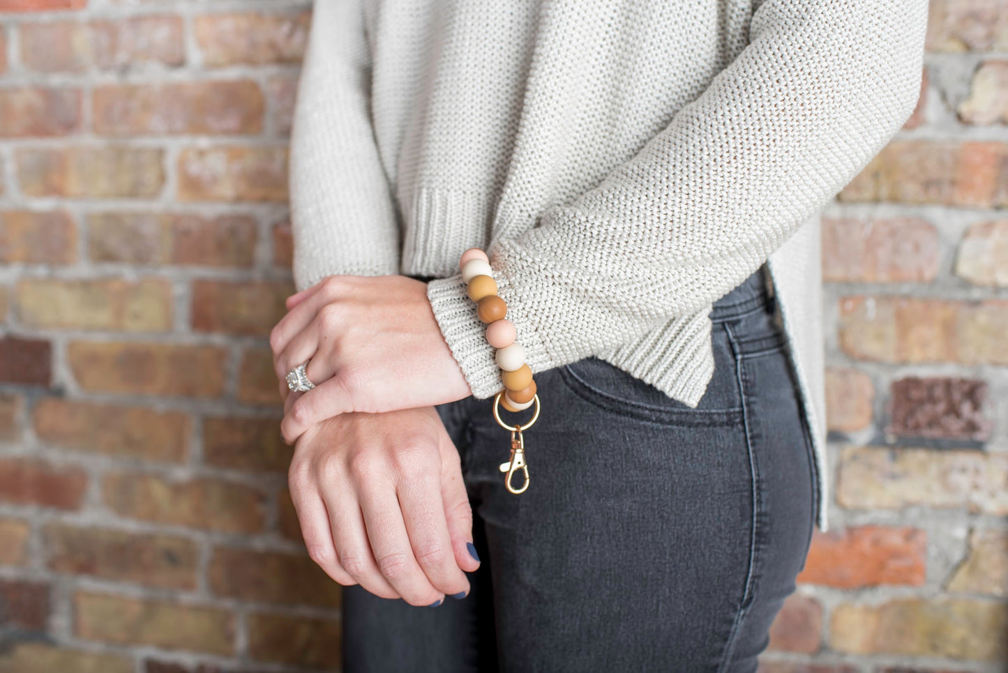the original // bracelet keychain