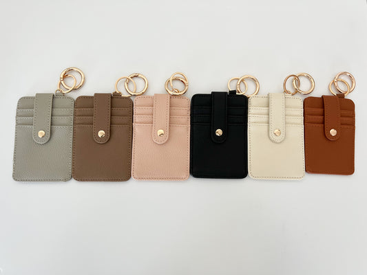 ID and card holder (bracelet keychain add on)