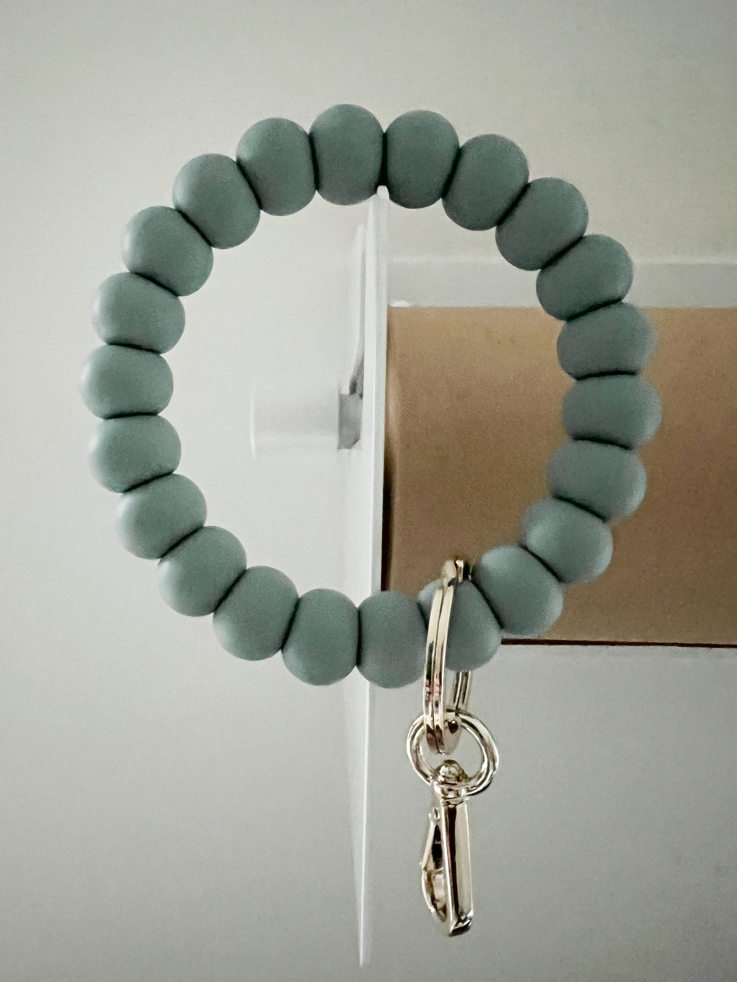 all blue surf bracelet keychain