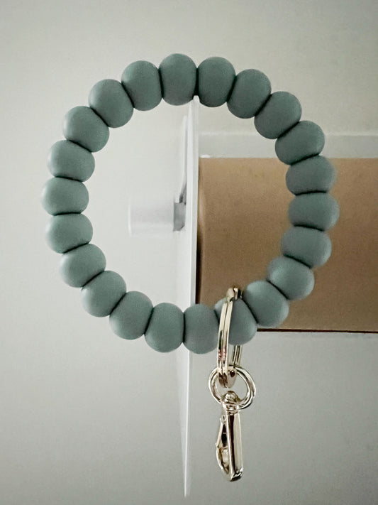 all blue surf bracelet keychain