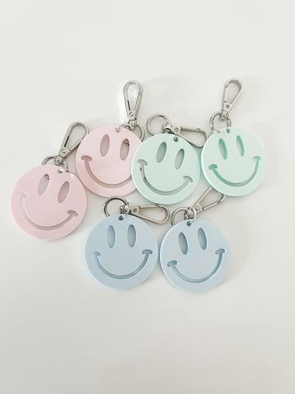 pastel smiley charms