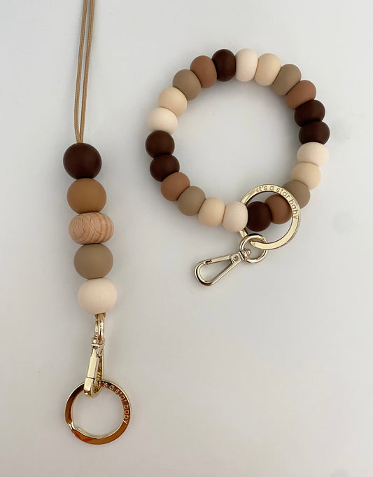 equality bracelet keychain + lanyard (sold separately or as a set)