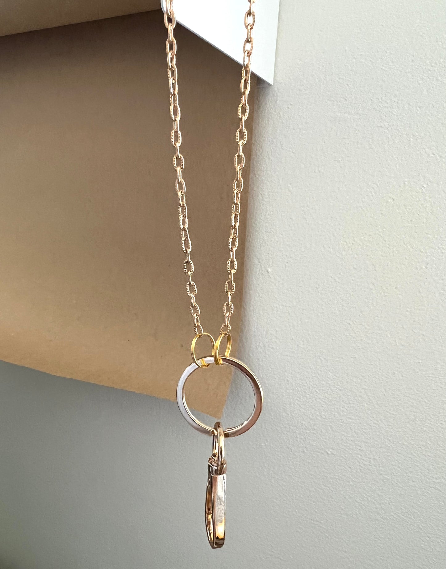 chain lanyard — petite paper clip