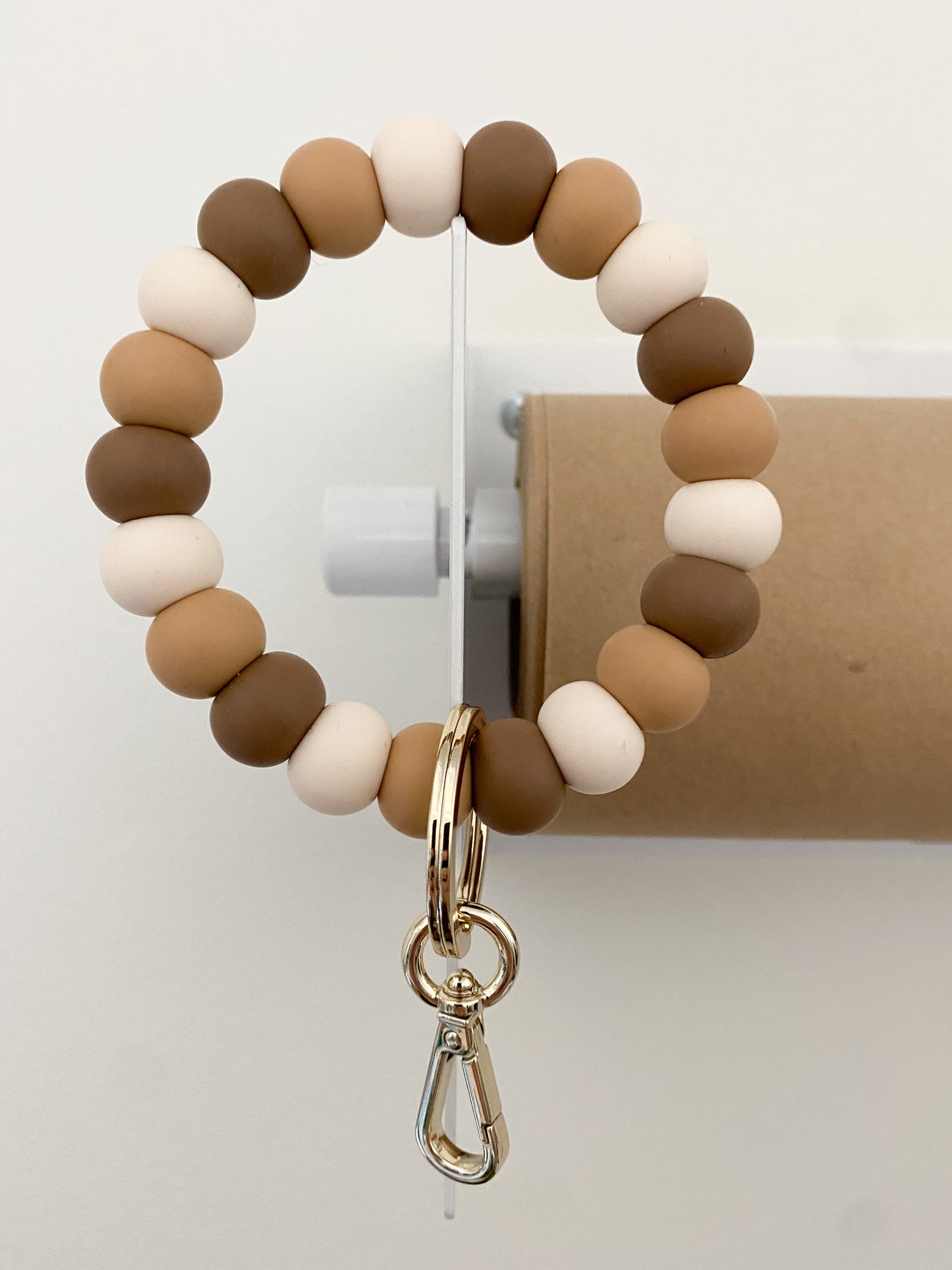 bronzed beauty bracelet keychain