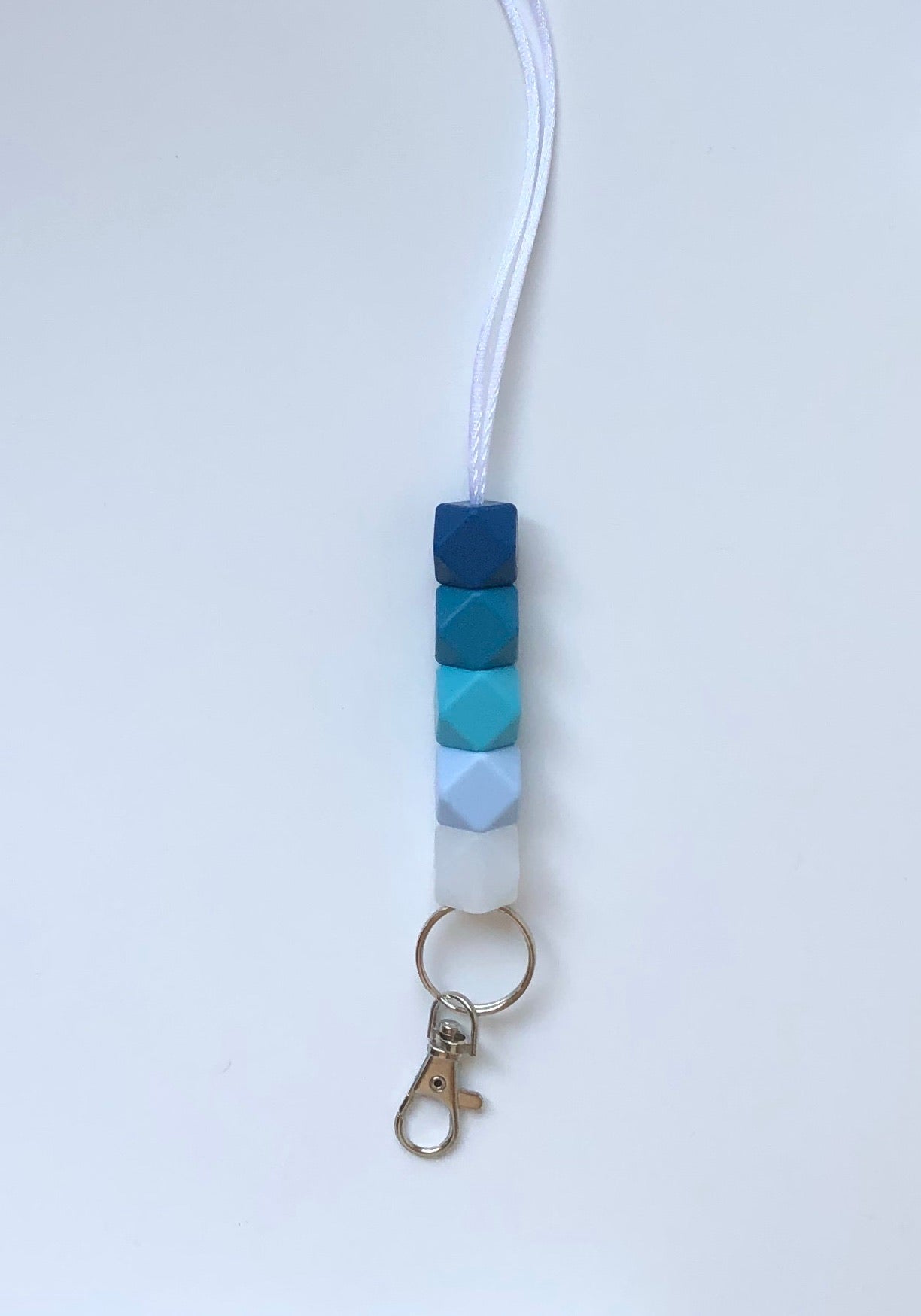 blue ombré lanyard