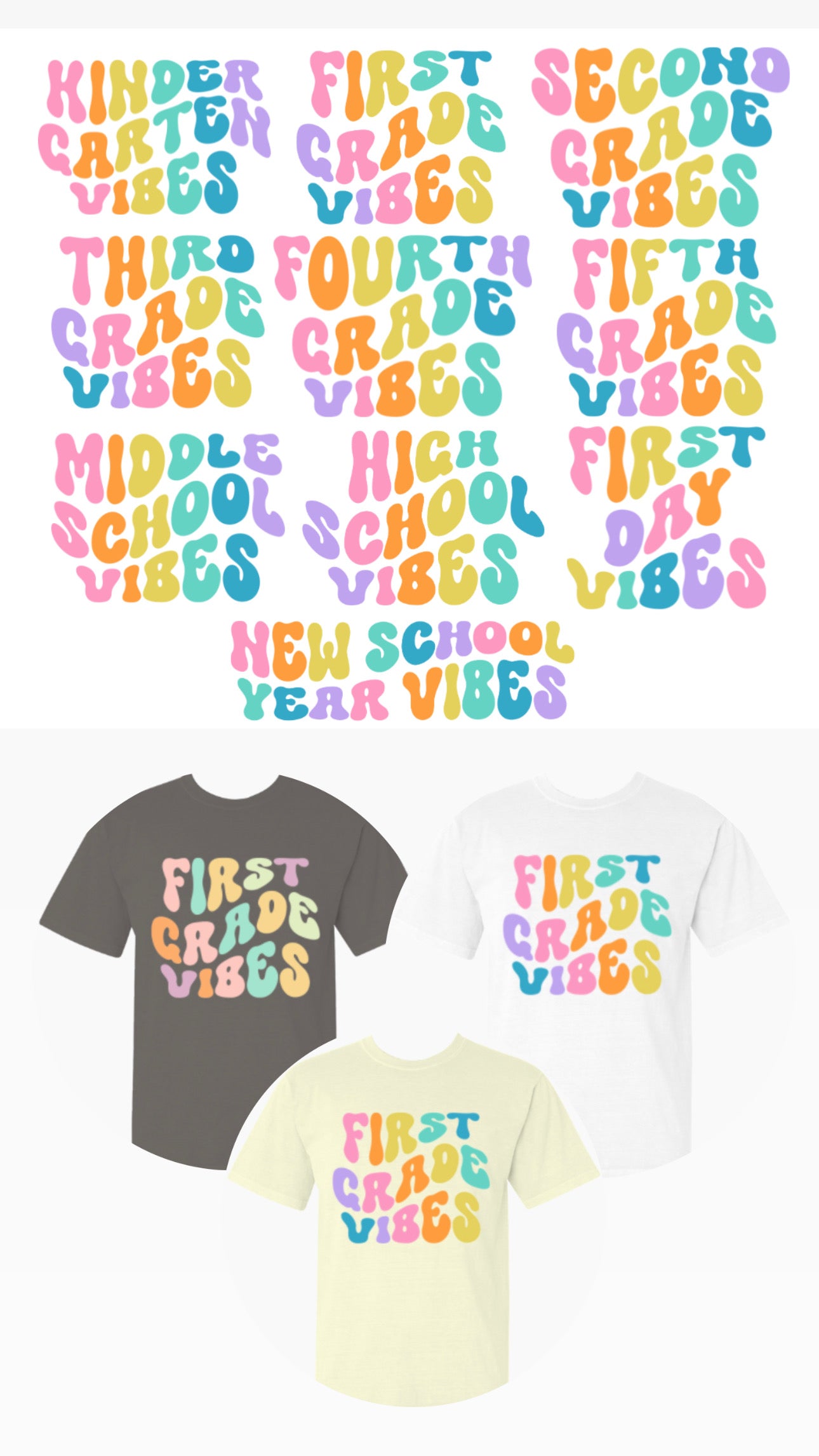 grade level vibes t-shirt