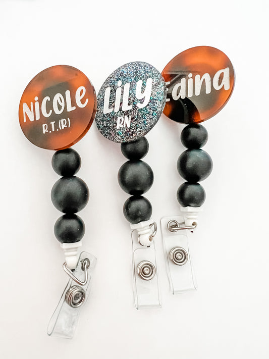 personalized badge reels