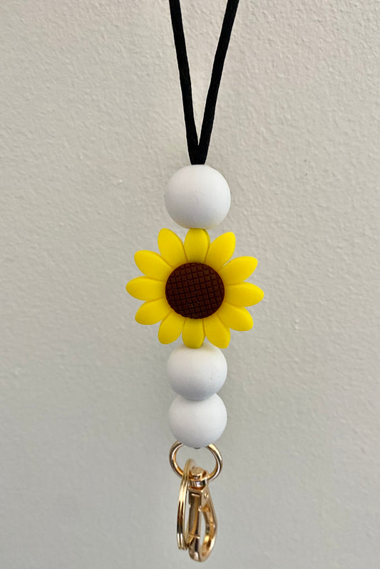 sunflower lanyard
