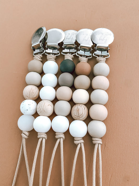 neutral // little paci clips