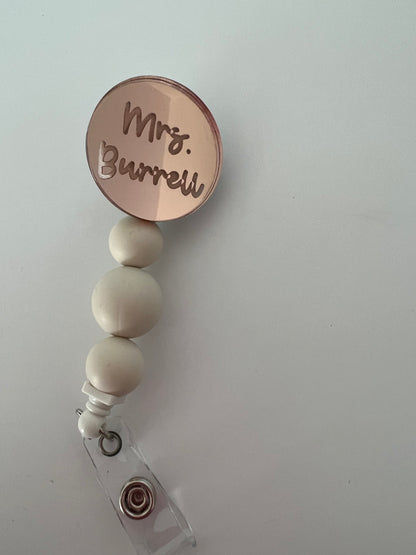 personalized badge reels