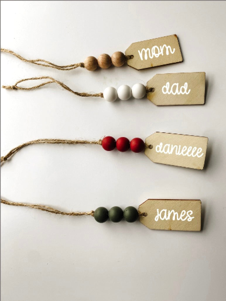 stocking tags + present tags [reusable + sustainable]