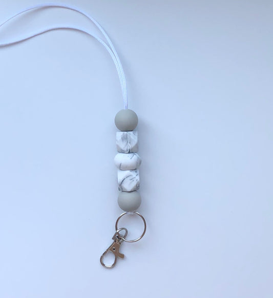 riverstone + marble // lanyard