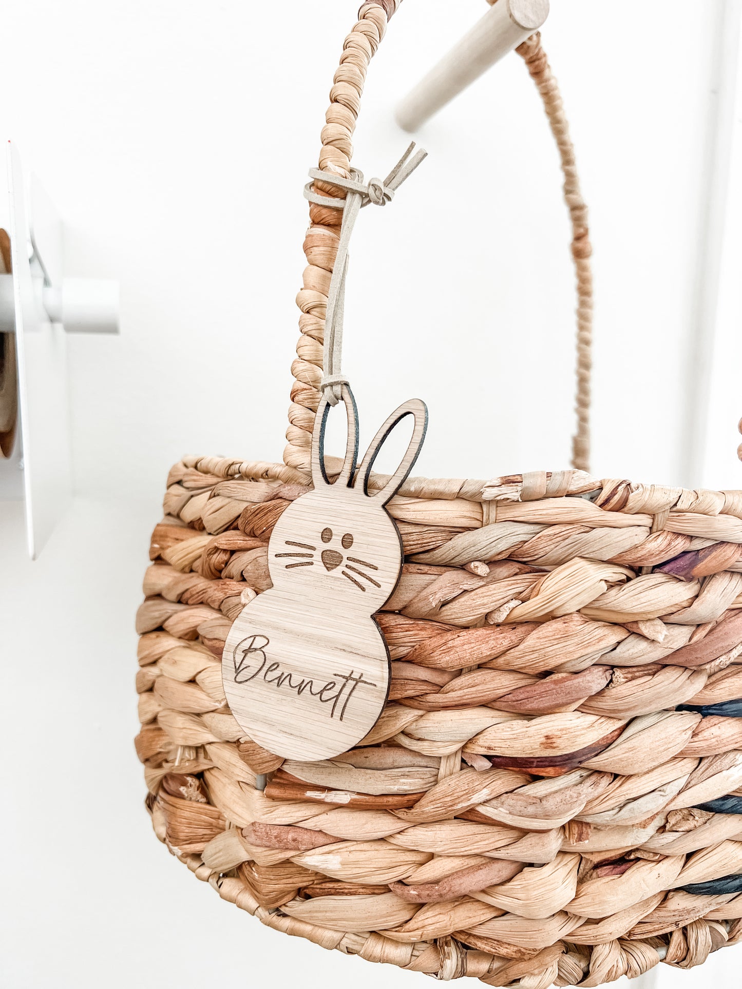 personalized easter basket bunny tags