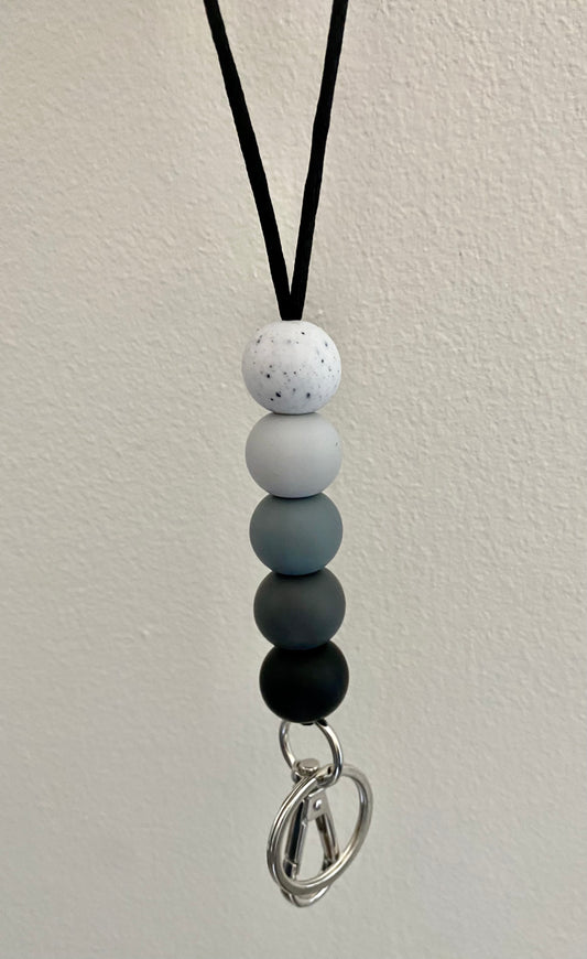 grey ombré lanyard
