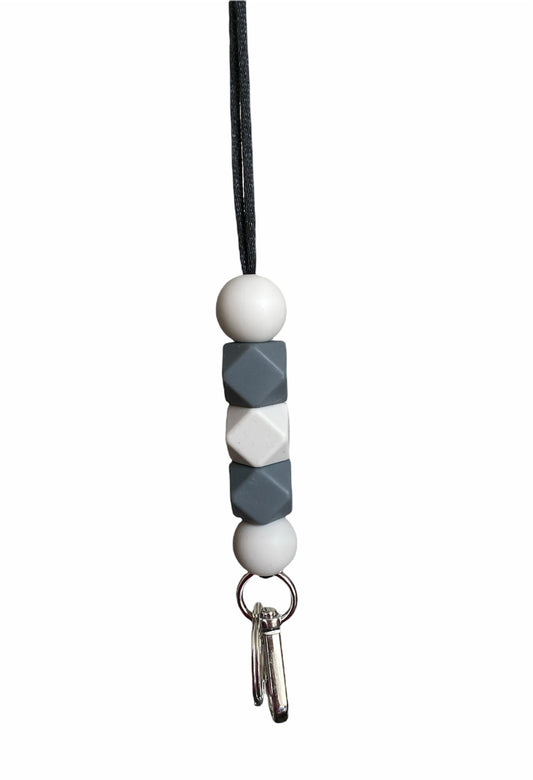 grey ready to ship lanyard | basics collection