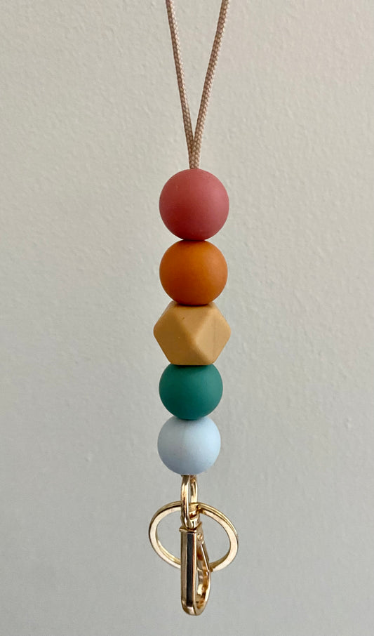 rainbow lanyard