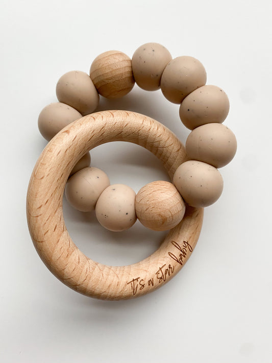 speckled oat // teether